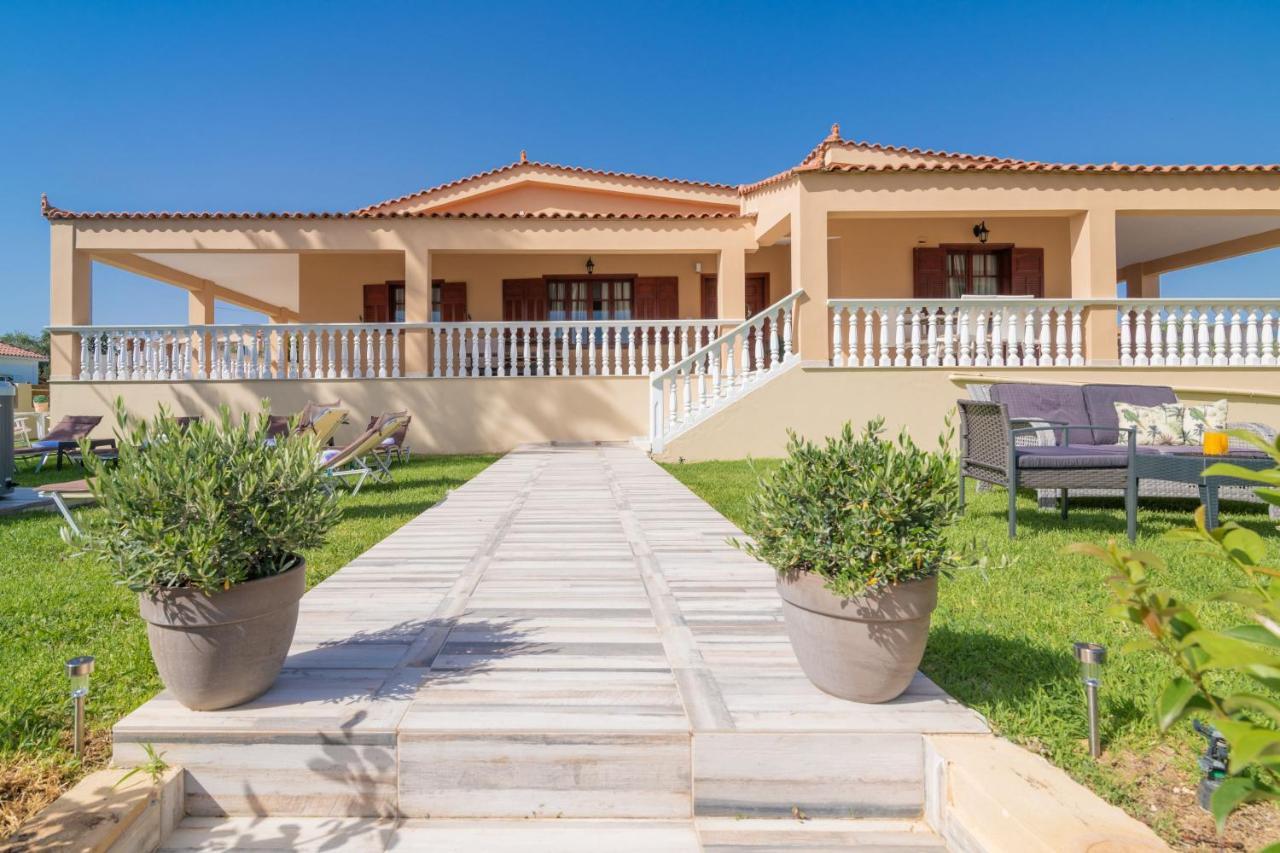 Sea Elegance Villa - On The Beach, By Zantewize Psarou  Luaran gambar