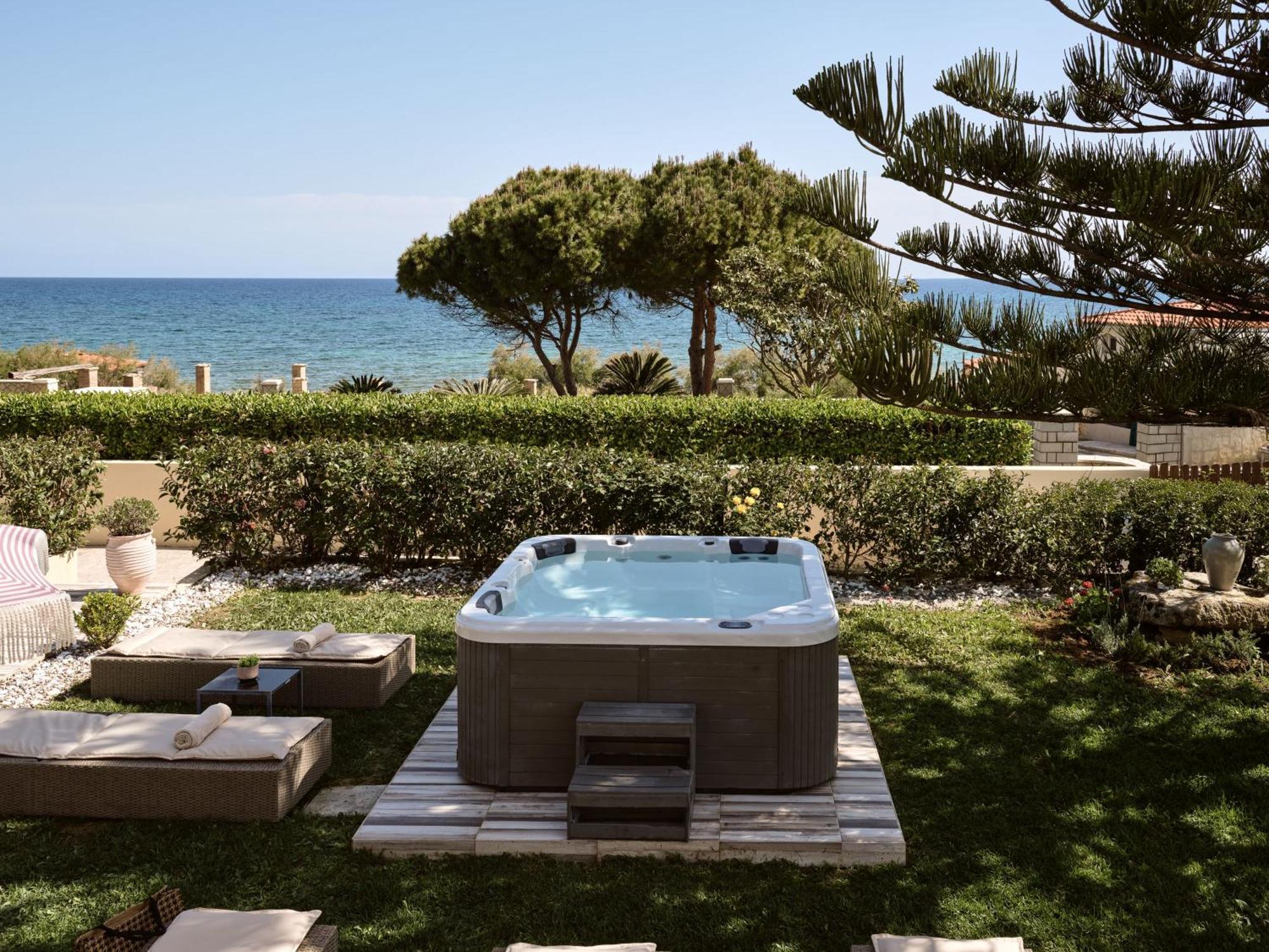 Sea Elegance Villa - On The Beach, By Zantewize Psarou  Luaran gambar