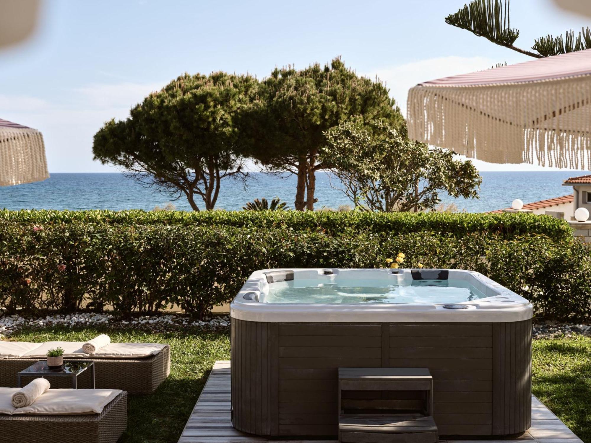Sea Elegance Villa - On The Beach, By Zantewize Psarou  Luaran gambar